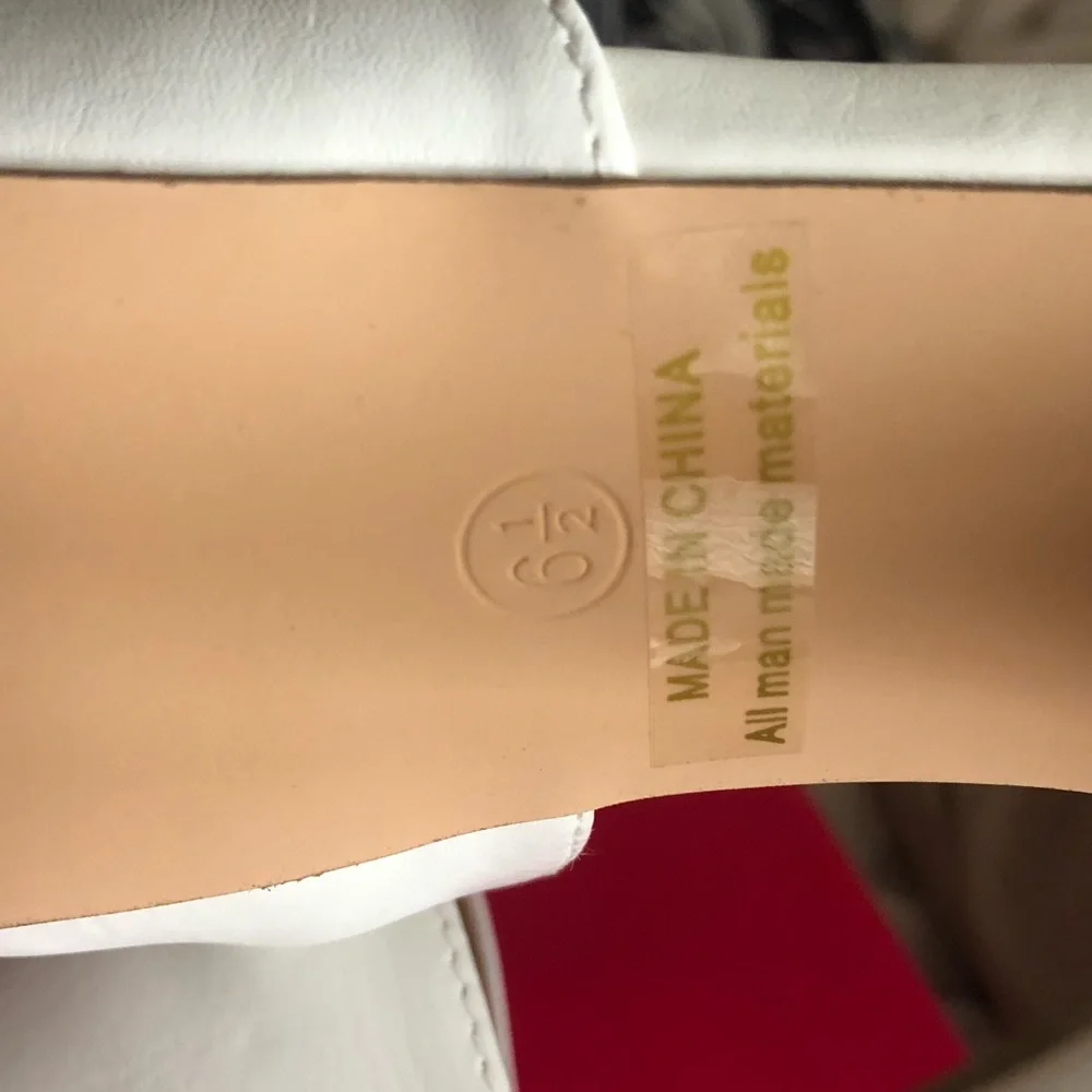 NWT Dream Paris White Classy Heels - Picture 7 of 11